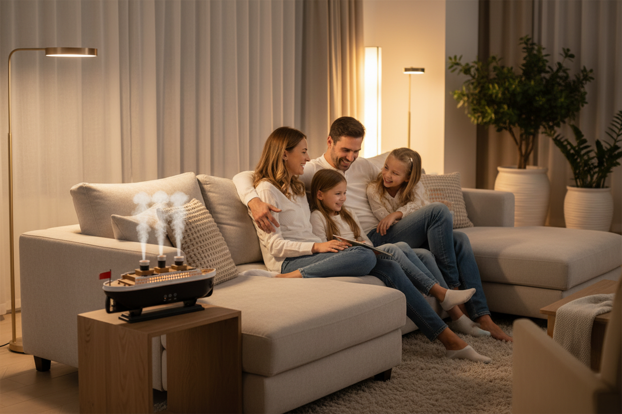 Familia con Titanic Diffuser