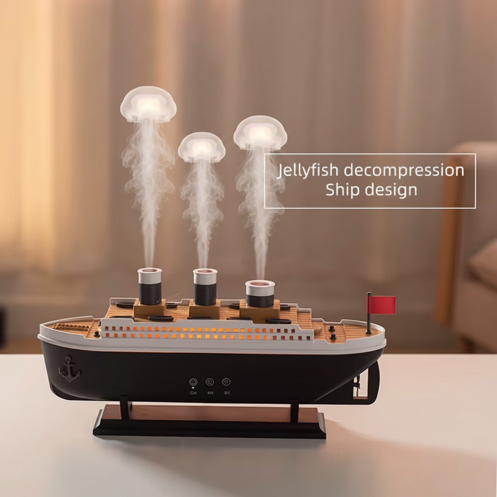 Titanic humidifier jellyfish decompression ship design