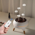 Jellyfish humidifier with remote control and orange ambient light